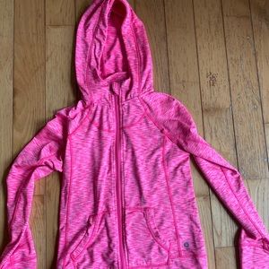 Girls 90 degree pink hoodie size m/10